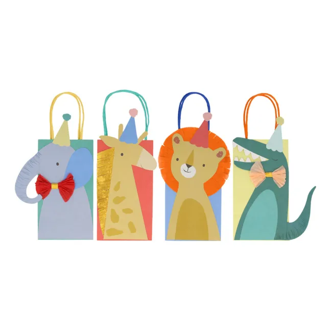 Animal Parade Party Bags - Set of 8