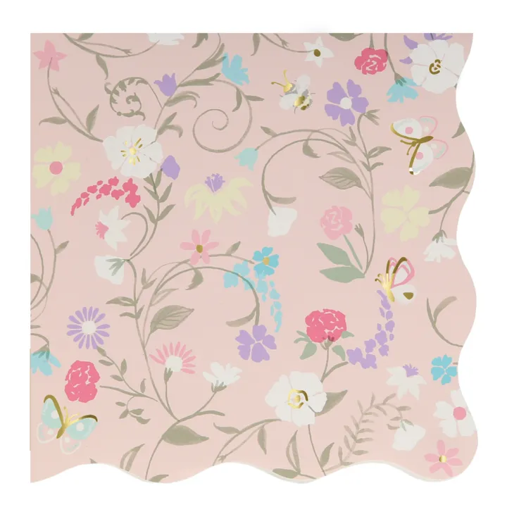 Petites serviettes en papier florales Ladurée - Set de 16- Image produit n°2