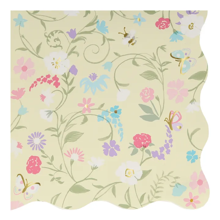 Petites serviettes en papier florales Ladurée - Set de 16- Image produit n°3