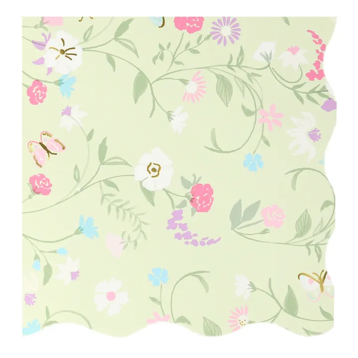 Petites serviettes en papier florales Ladurée - Set de 16- Image produit n°4