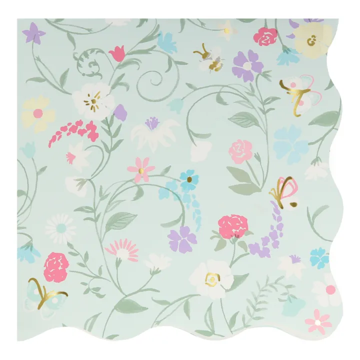 Petites serviettes en papier florales Ladurée - Set de 16- Image produit n°5