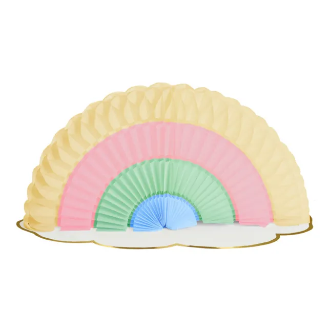 Decorazioni Arcobaleno a nido d'ape - Set di 3