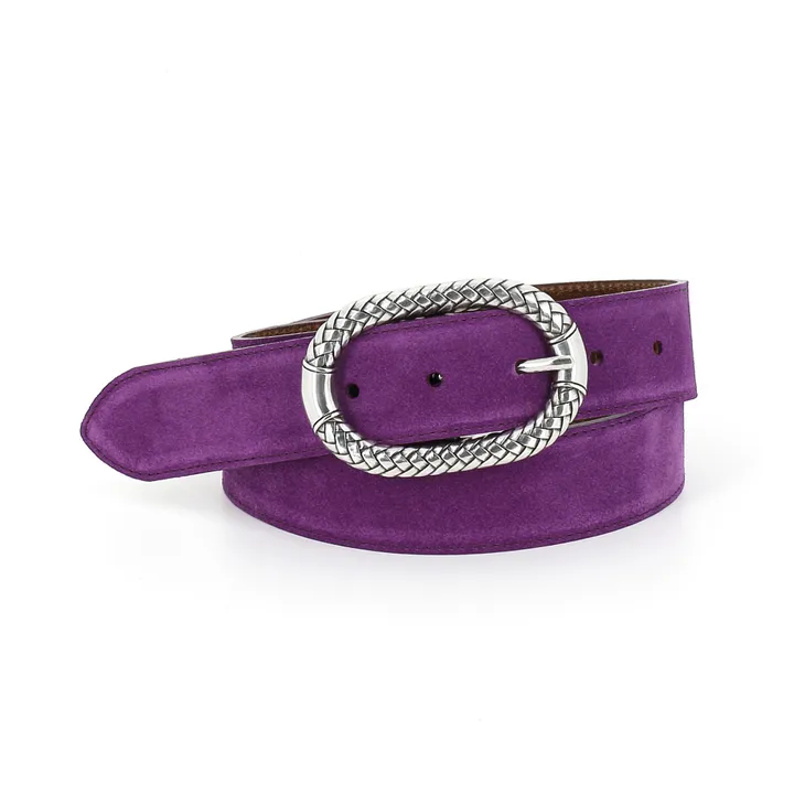 Cintura Mahara in velluto | Viola- Immagine del prodotto n°2