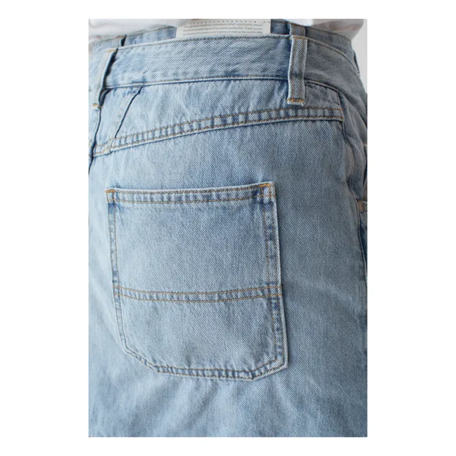 Falda vaquera cruzada | Mid Blue