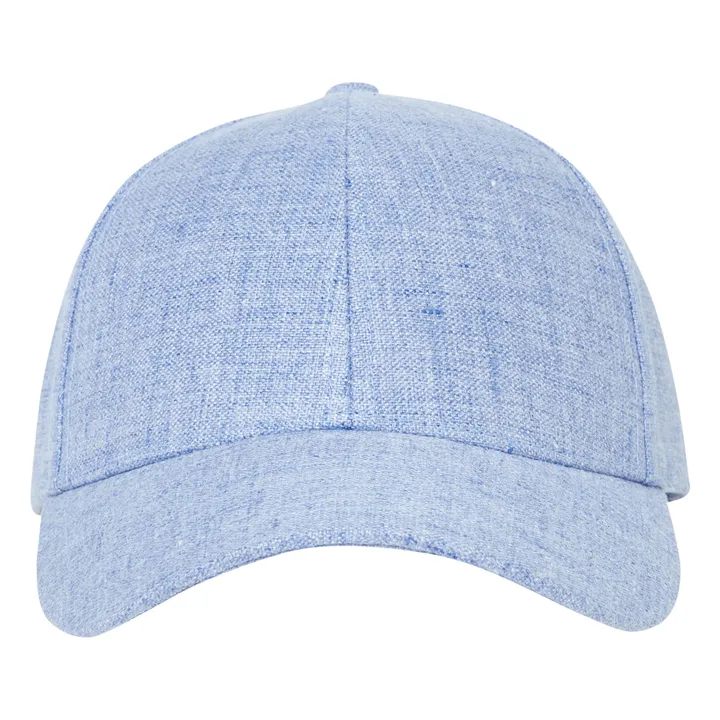 Casquette Lin | Bleu azur- Image produit n°0