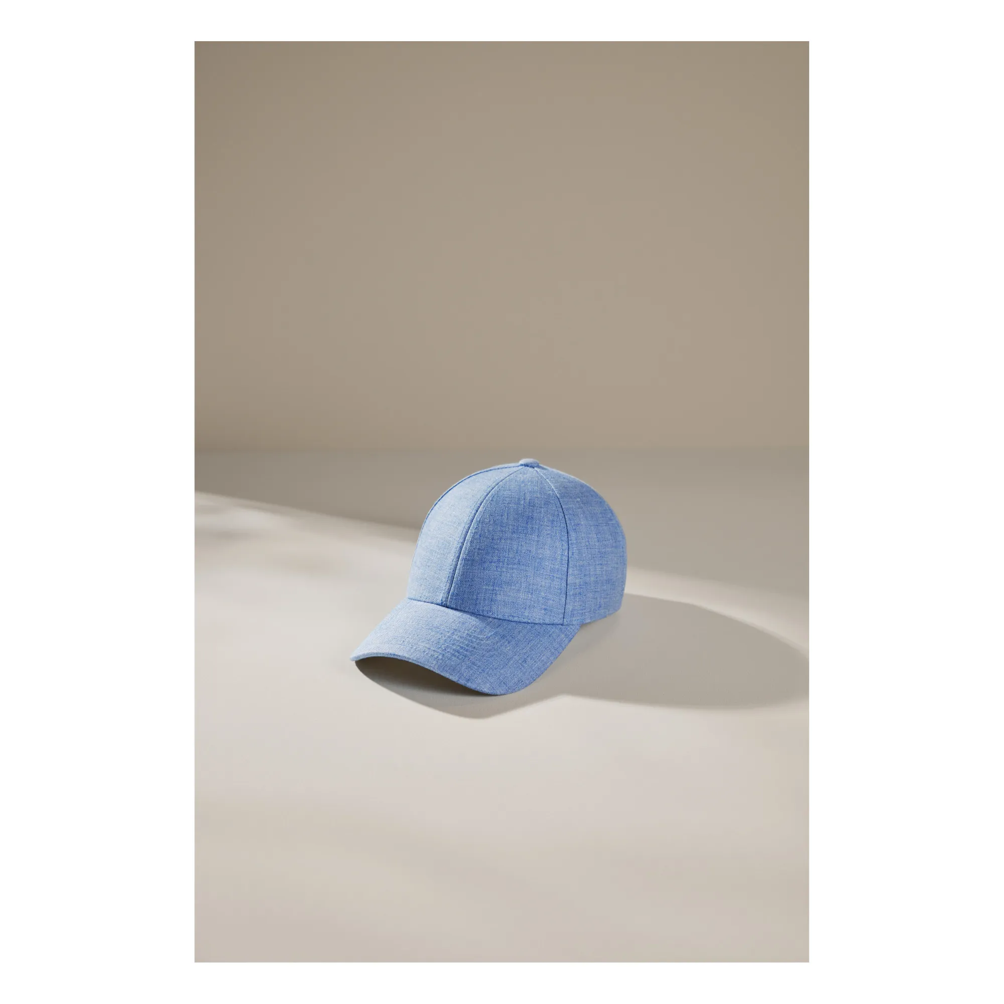 Casquette Lin | Bleu azur- Image produit n°1
