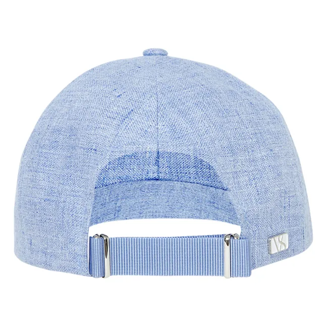 Cappello in lino | Blu acqua