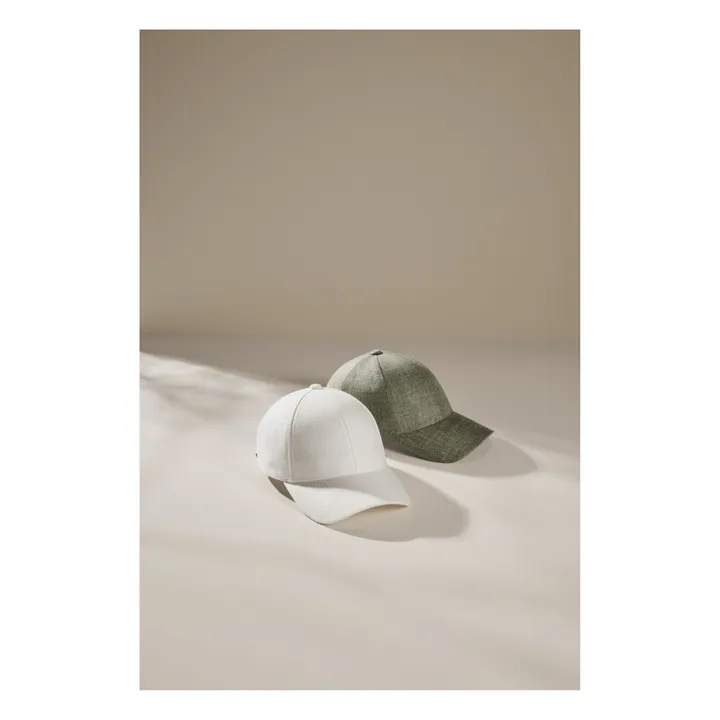 Casquette Lin | Blanc cassé- Image produit n°1
