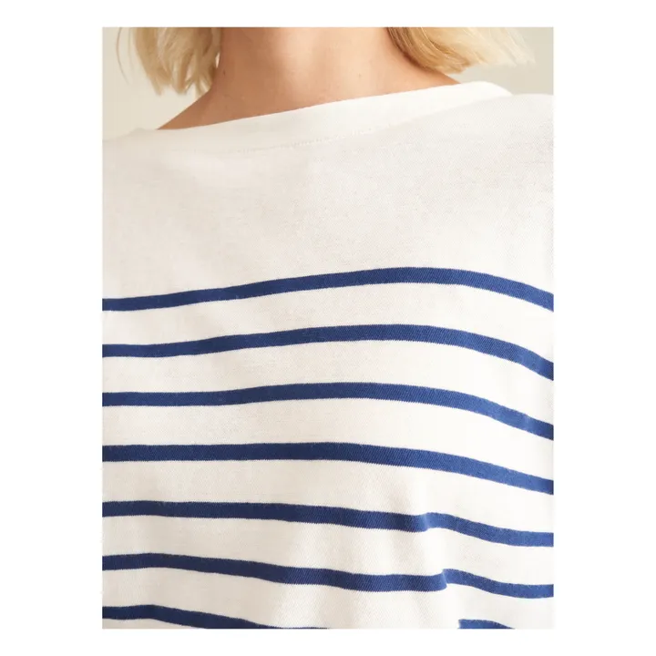 Bellerose Chalk striped top - blue / white