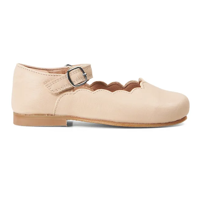 Festliche Balarinas Mary-Jane | Cremefarben