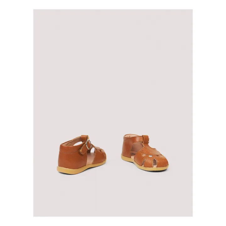 Sweetheart Velcro Sandals  | Cognac- Product image n°1