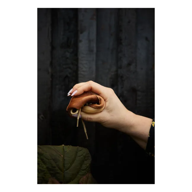 Bootie Lace-up Sneakers | Cognac