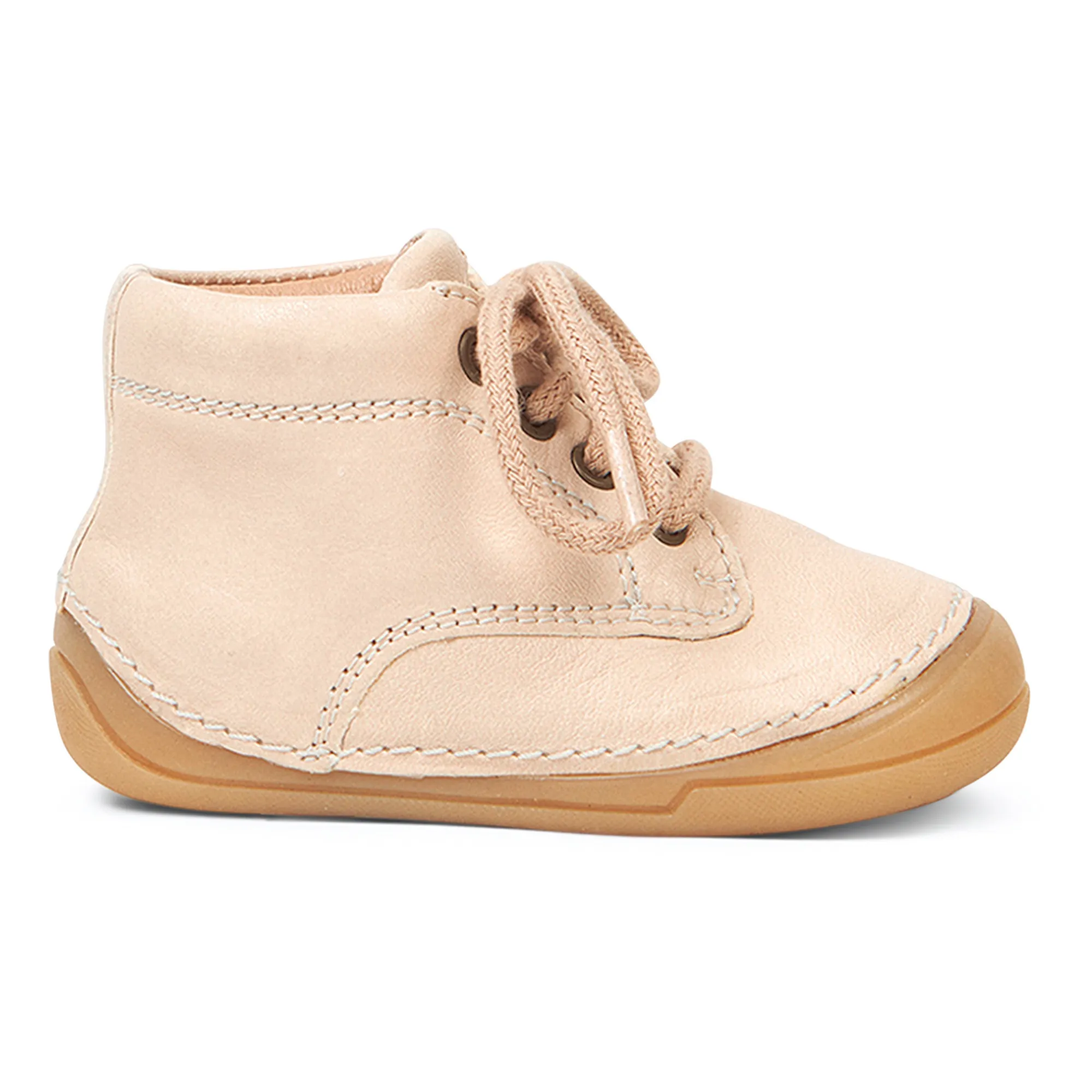 Petit Nord Cream Bootie Lace-Up Sneakers