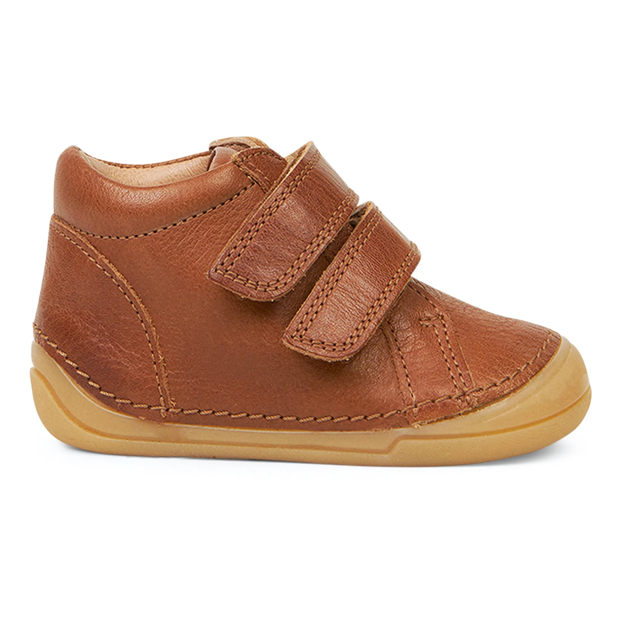 Petit Nord Cognac Mini Bootie Velcro Sneakers