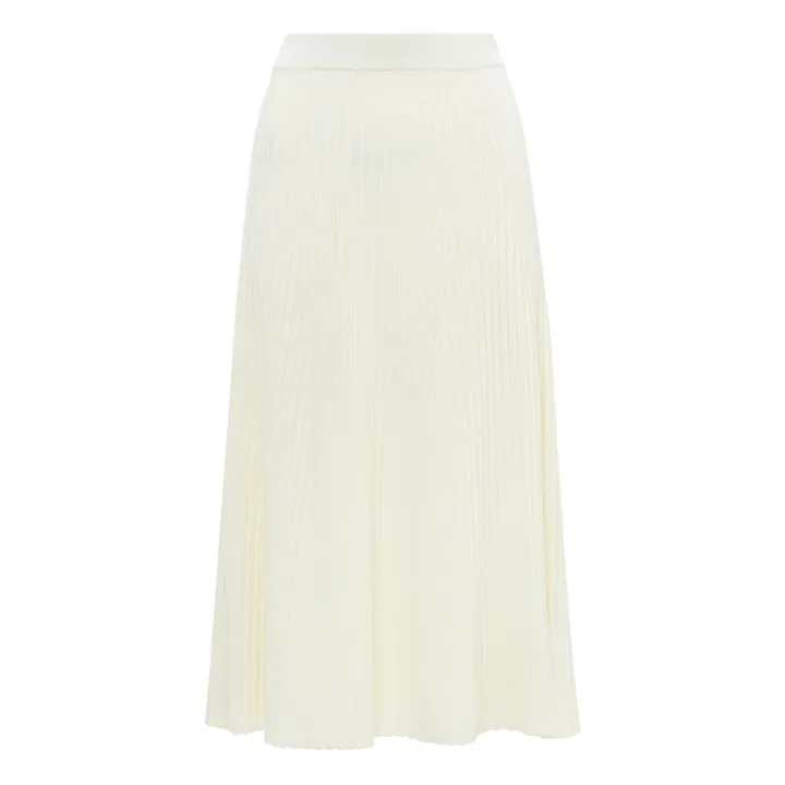 Jupe Coton Bio - Collection Femme | Ecru- Image produit n°0