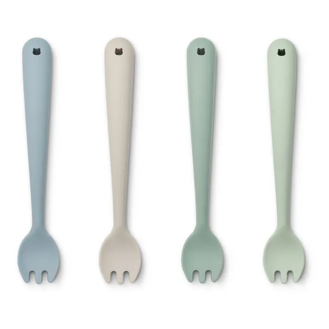 Silicone Forks - Set of 4 | Mint Green