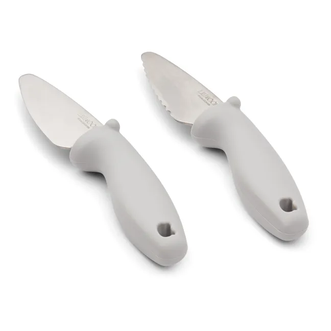 Couteaux en inox Perry - Set de 2 | Beige