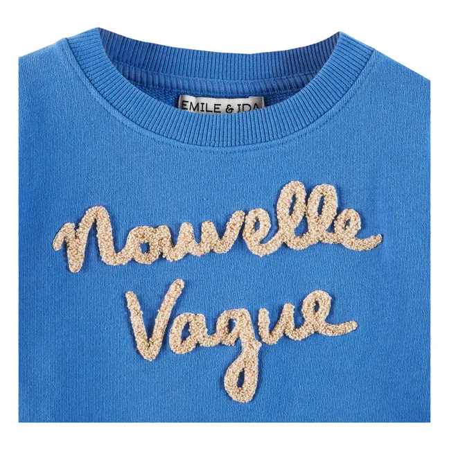 Nouvelle Vague Organic Cotton Sweater | Blue