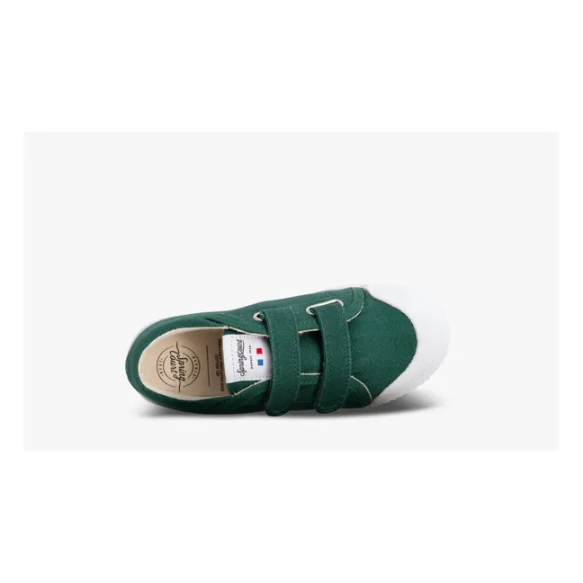 Zapatillas bajas con velcro G2 Canvas | Verde