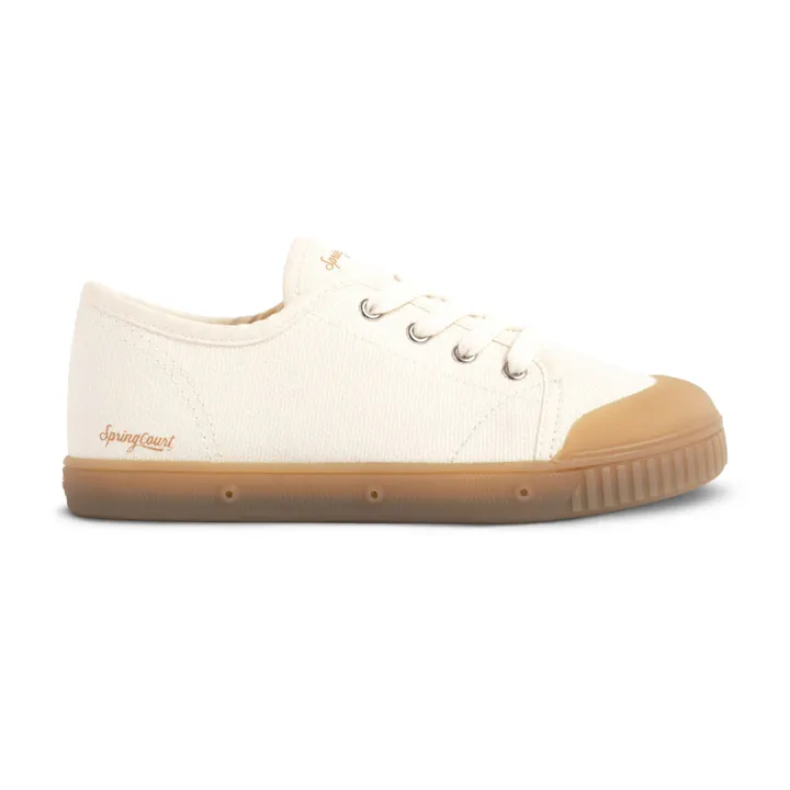 Zapatillas bajas de lona con cremallera G2 Heavy | Blanco Roto- Imagen del producto n°0