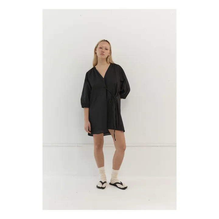 The Double Tencel Dress | Black- Product image n°2