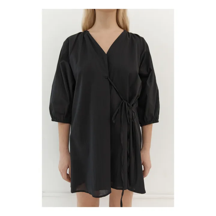 The Double Tencel Dress | Black- Product image n°3