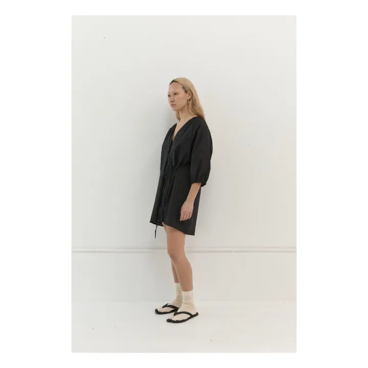 The Double Tencel Dress | Black- Product image n°4