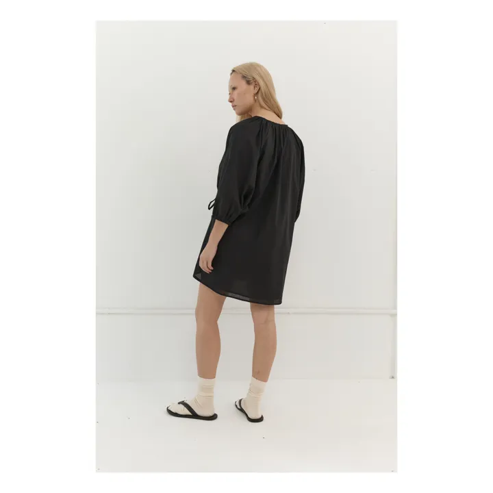 The Double Tencel Dress | Black- Product image n°5