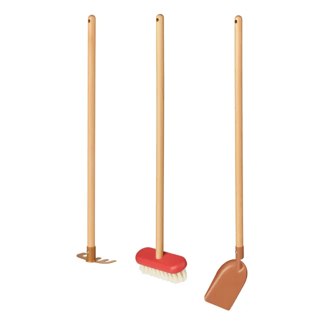 Attrezzi da giardinaggio, modello: Claus - Set di 3  | Rosa Pallido
