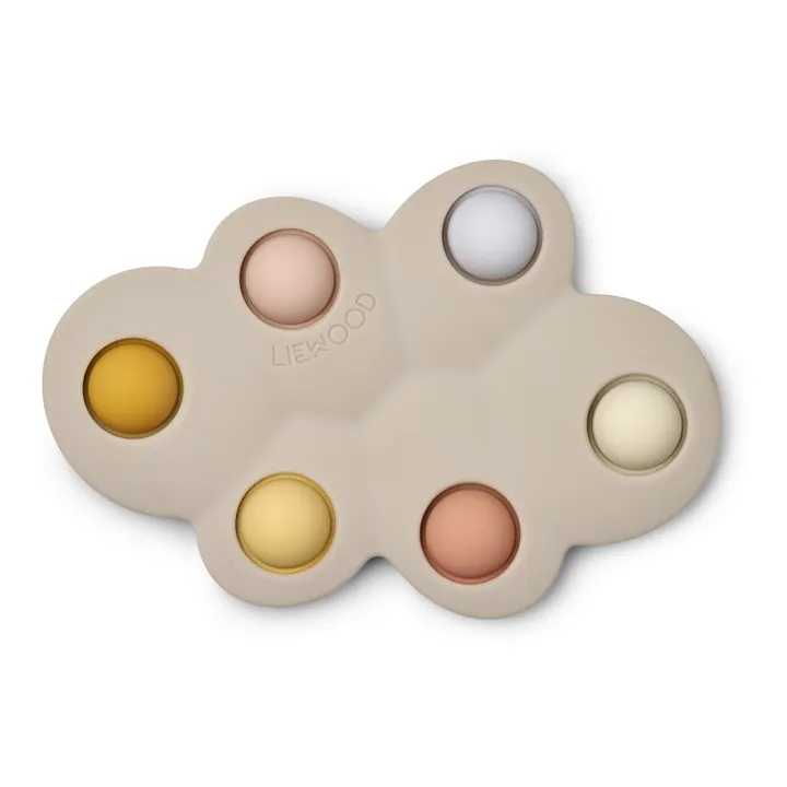 Pop it-Spielzeug aus Silikon Wolken | Beige- Produktbild Nr. 0
