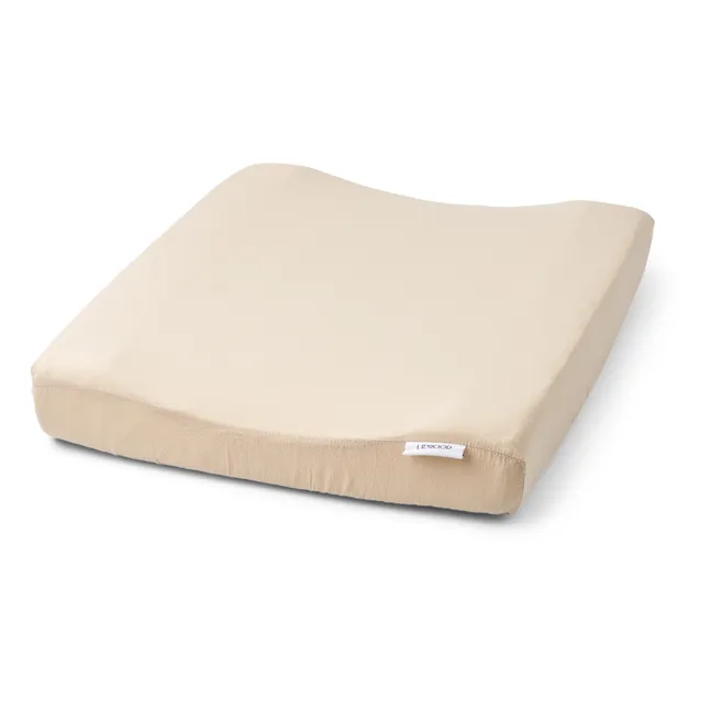 Cliff Organic Cotton Changing Mat Cover | Beige
