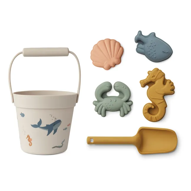 Dante Beach Bucket and Accessories | Sea creature/Sandy