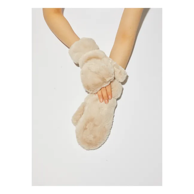 Moufles Coco Fibres Recyclées | Latte