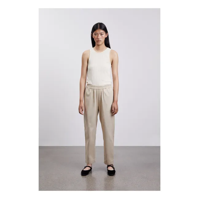 Pantalon Abby Coton Bio | Sable