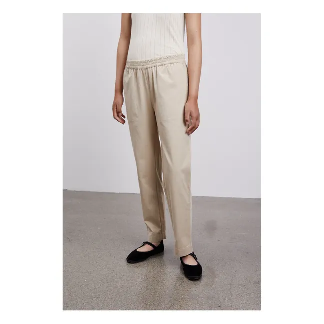 Pantalon Abby Coton Bio | Sable