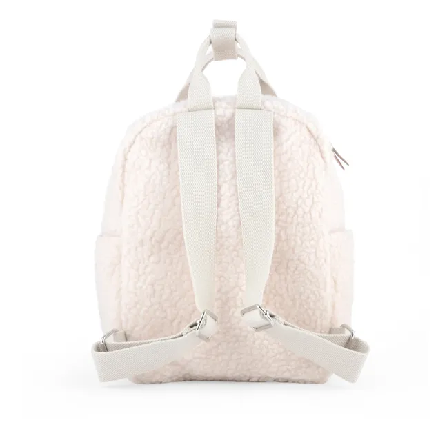 Bouclette Backpack | Blanc/Écru