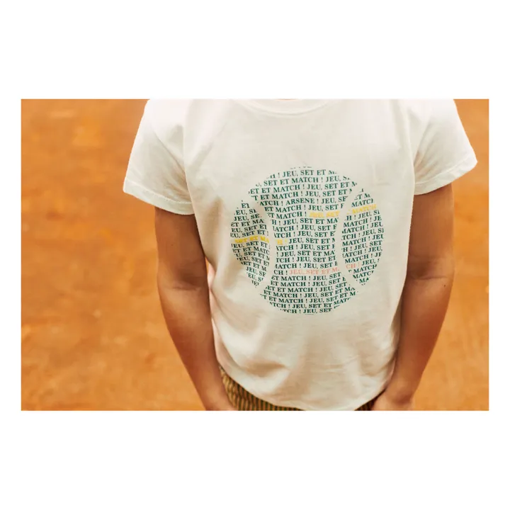 Dilovan Organic Cotton T-Shirt | Ecru- Product image n°1
