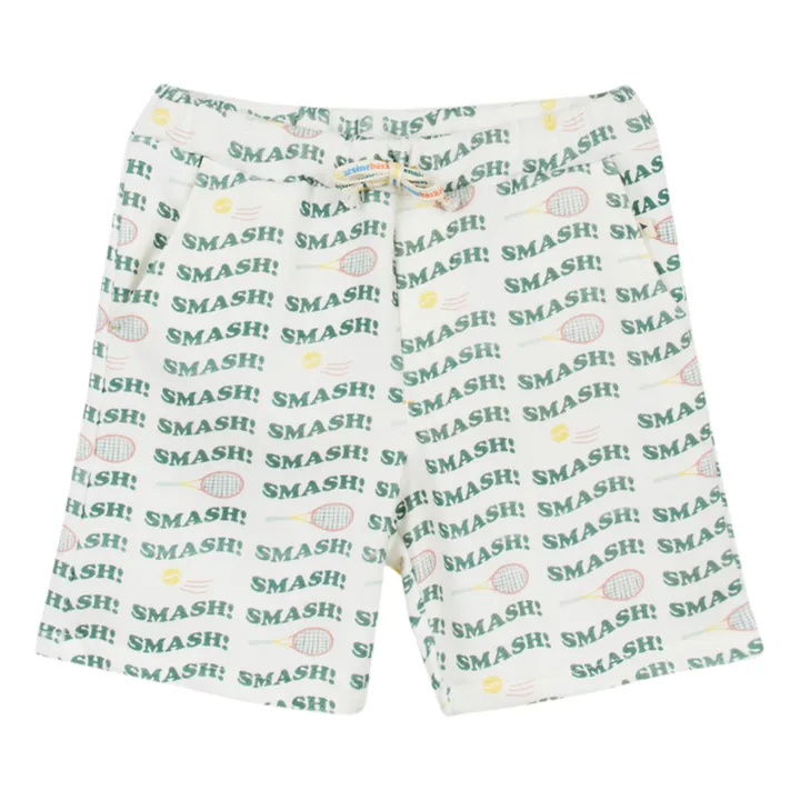Pantalones cortos de muletón orgánico Doriano | Crudo- Imagen del producto n°0