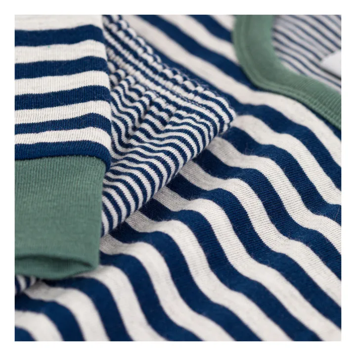 Pyjama Coton Tubique Clément | Bleu marine- Image produit n°1