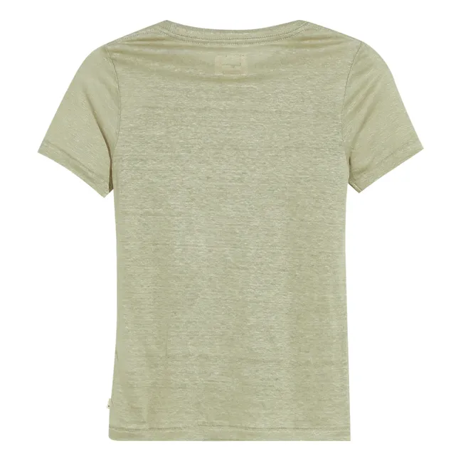 Camiseta Mogo Linen | Salvia