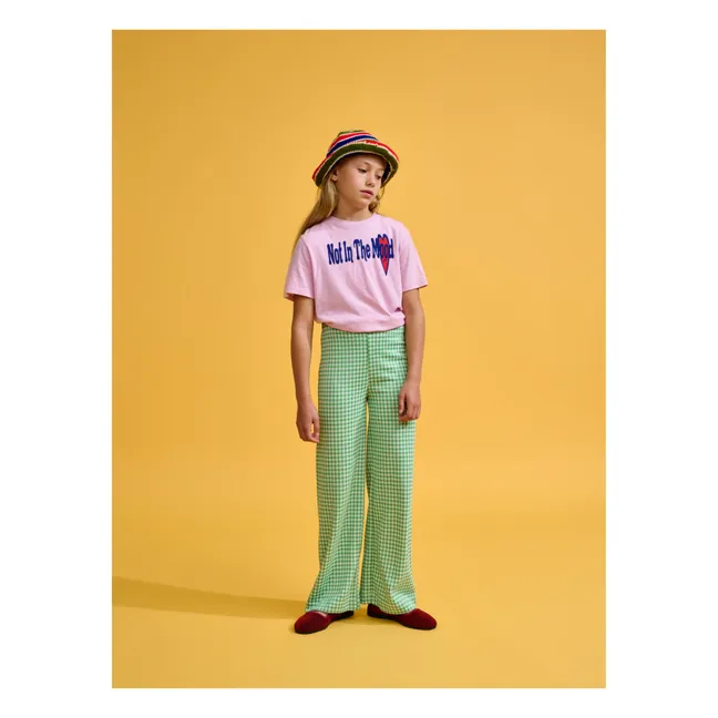 Pantalones Fiona Gingham | Verde