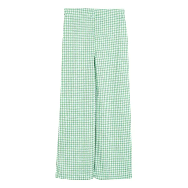 Pantalon Vichy Fiona | Vert