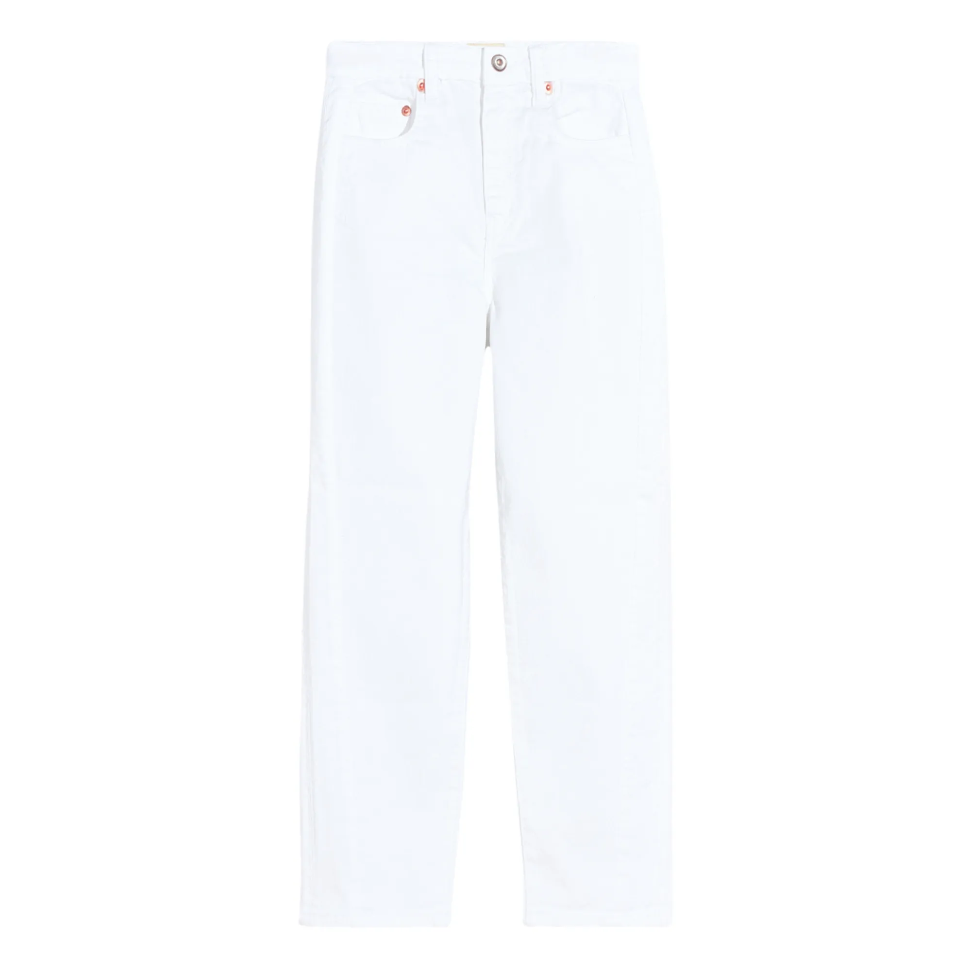Bellerose White Pimmy Straight Leg Jeans