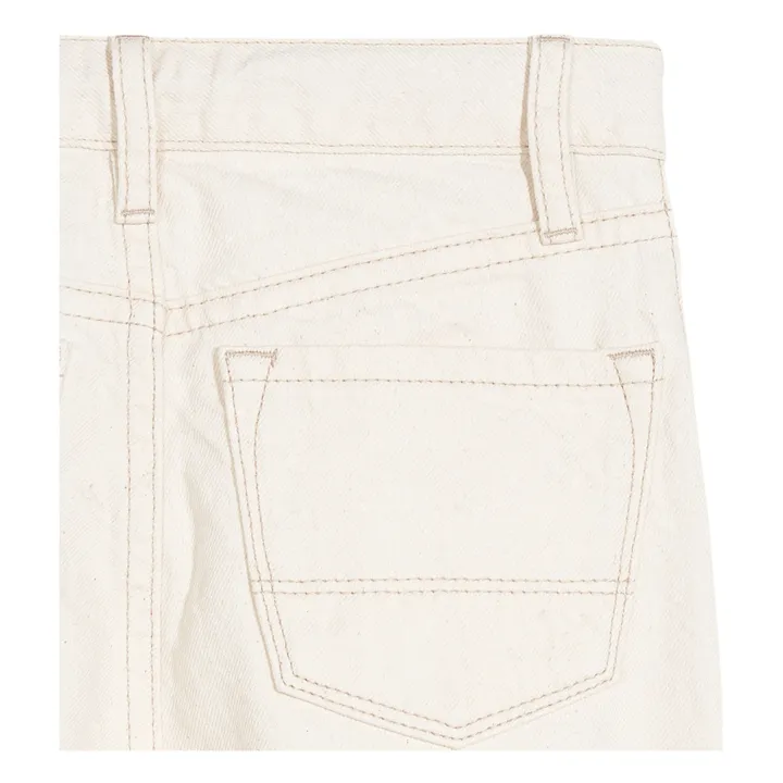 Jeans gerade Popies | Weiß- Produktbild Nr. 2