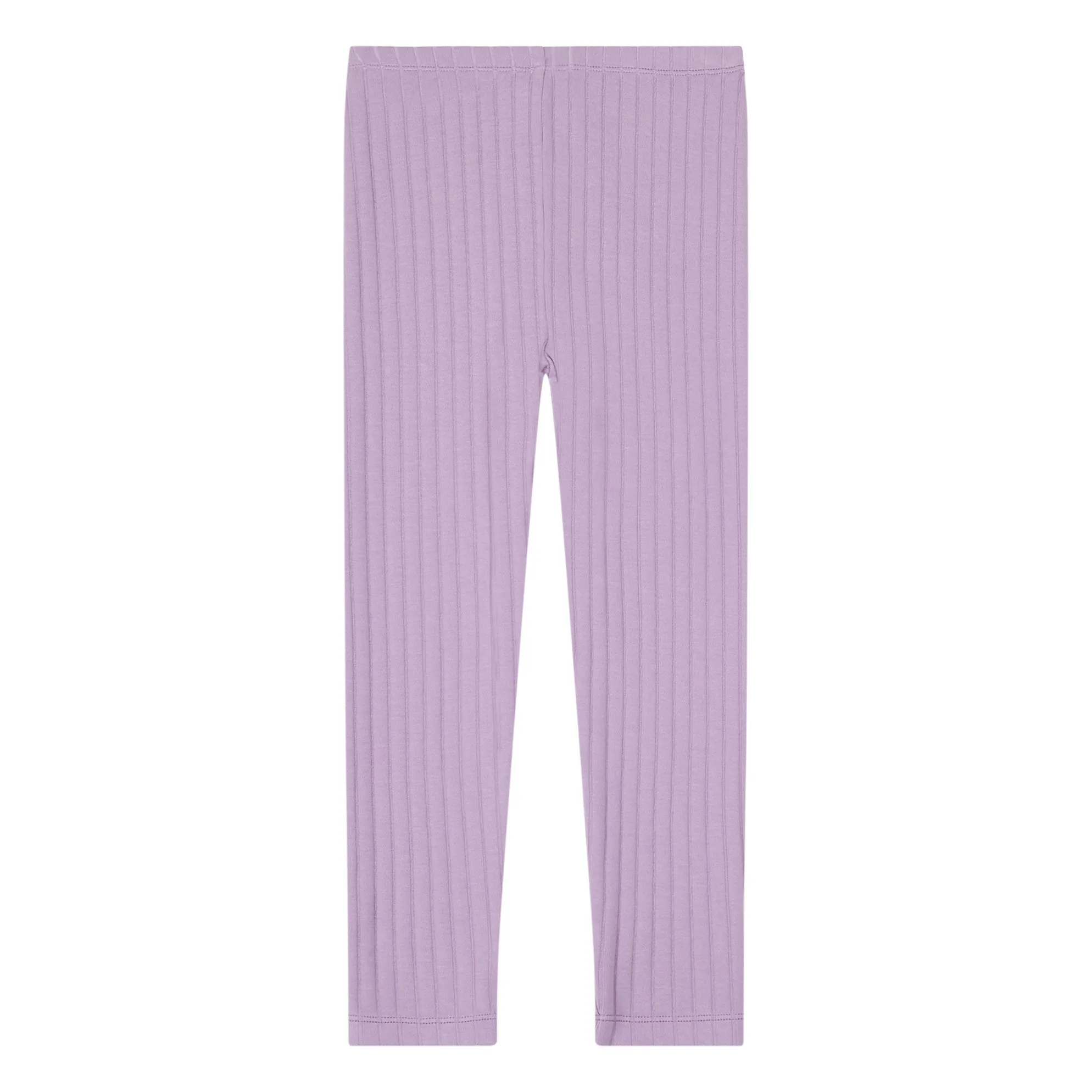 Hundred Pieces Mauve Organic Cotton Ribbed Leggings