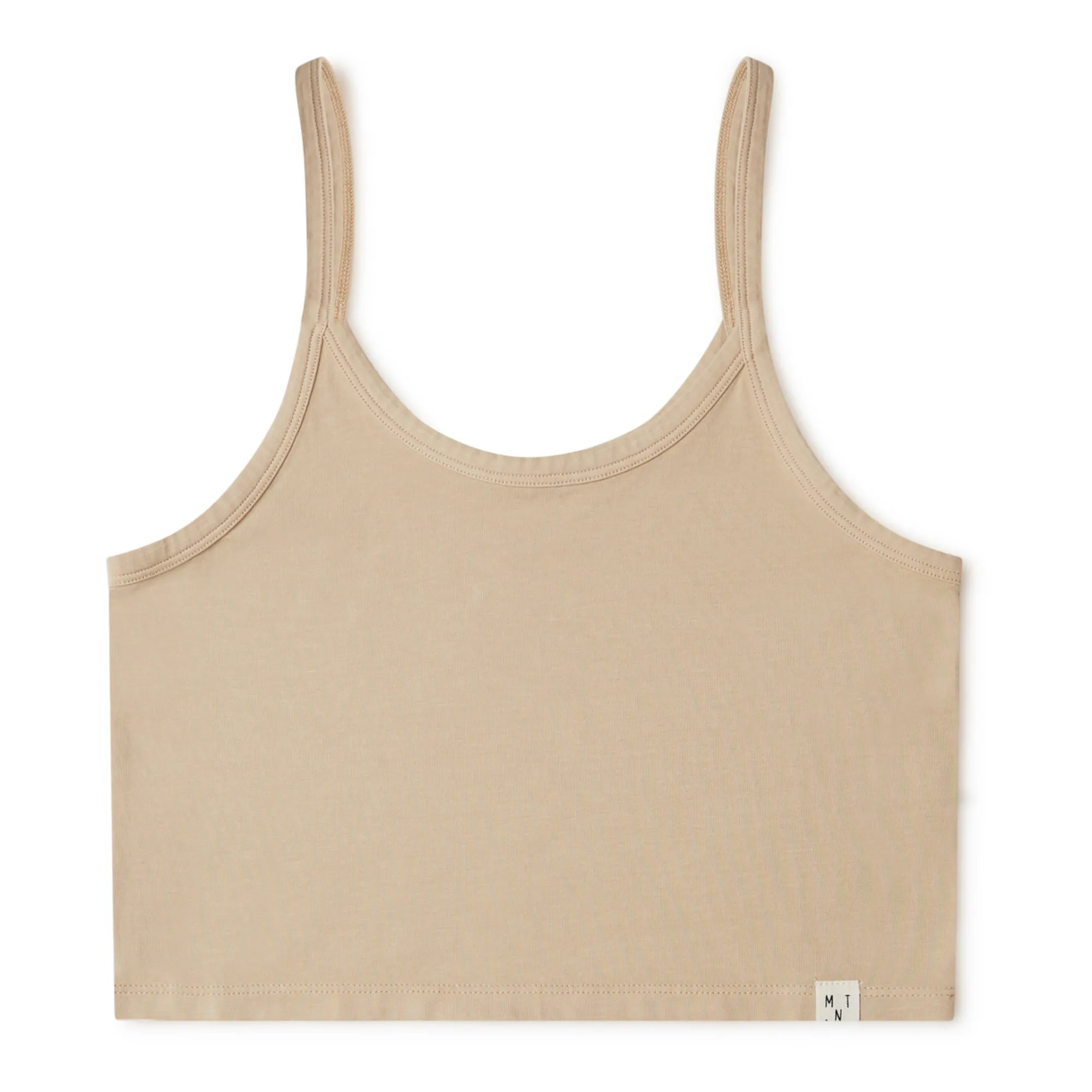 Matona Women's Powder Cropped Organic Cotton Tank Top - ’S Collection