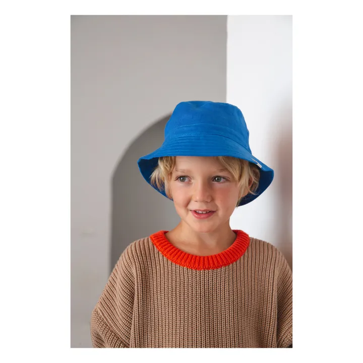Linen Hat | Blue- Product image n°1