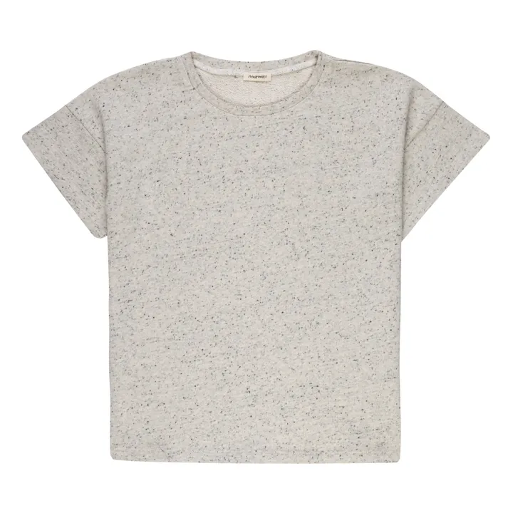 Romeu Organic Cotton T-shirt | Heather grey- Product image n°0