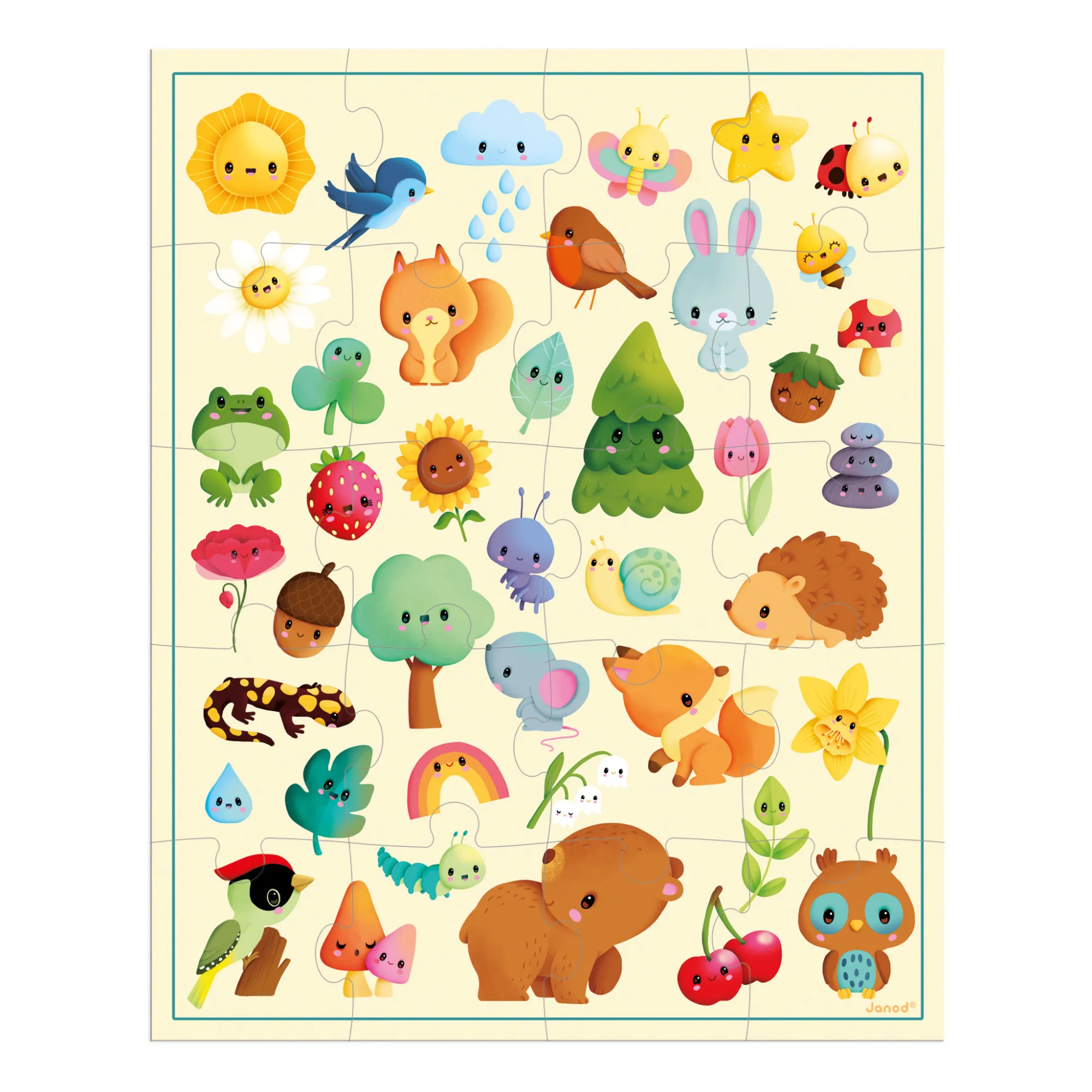 Puzzle Imagier de la nature - 20 Pièces- Image produit n°0
