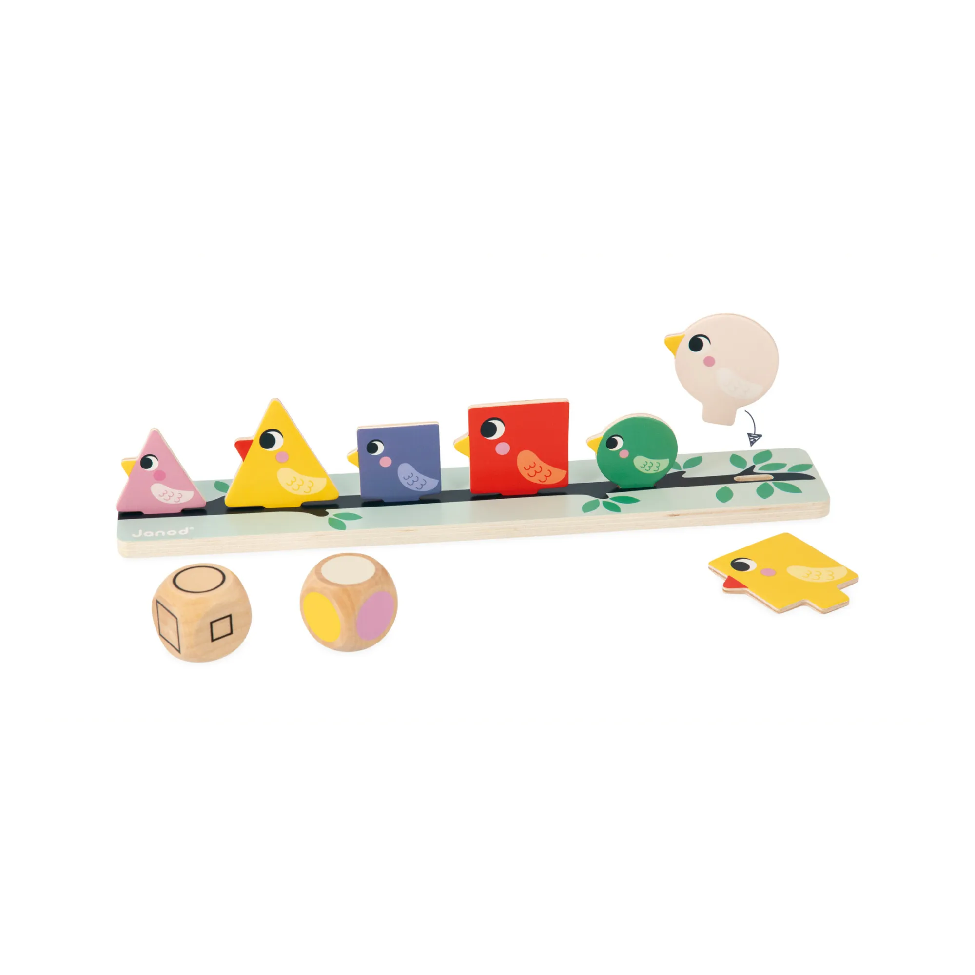 Janod Multicoloured Bird Sorting Game